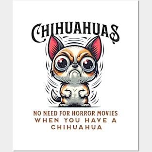 Angry Chihuahua Funny Posters and Art
